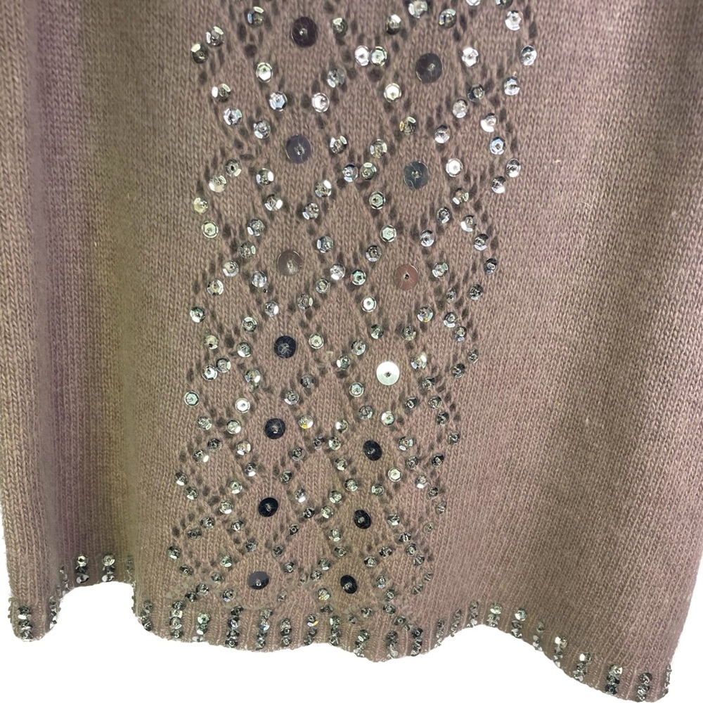 BY ECI Wool Rhinestone Sleeveless Cami Tank Top - Picture 2 of 6